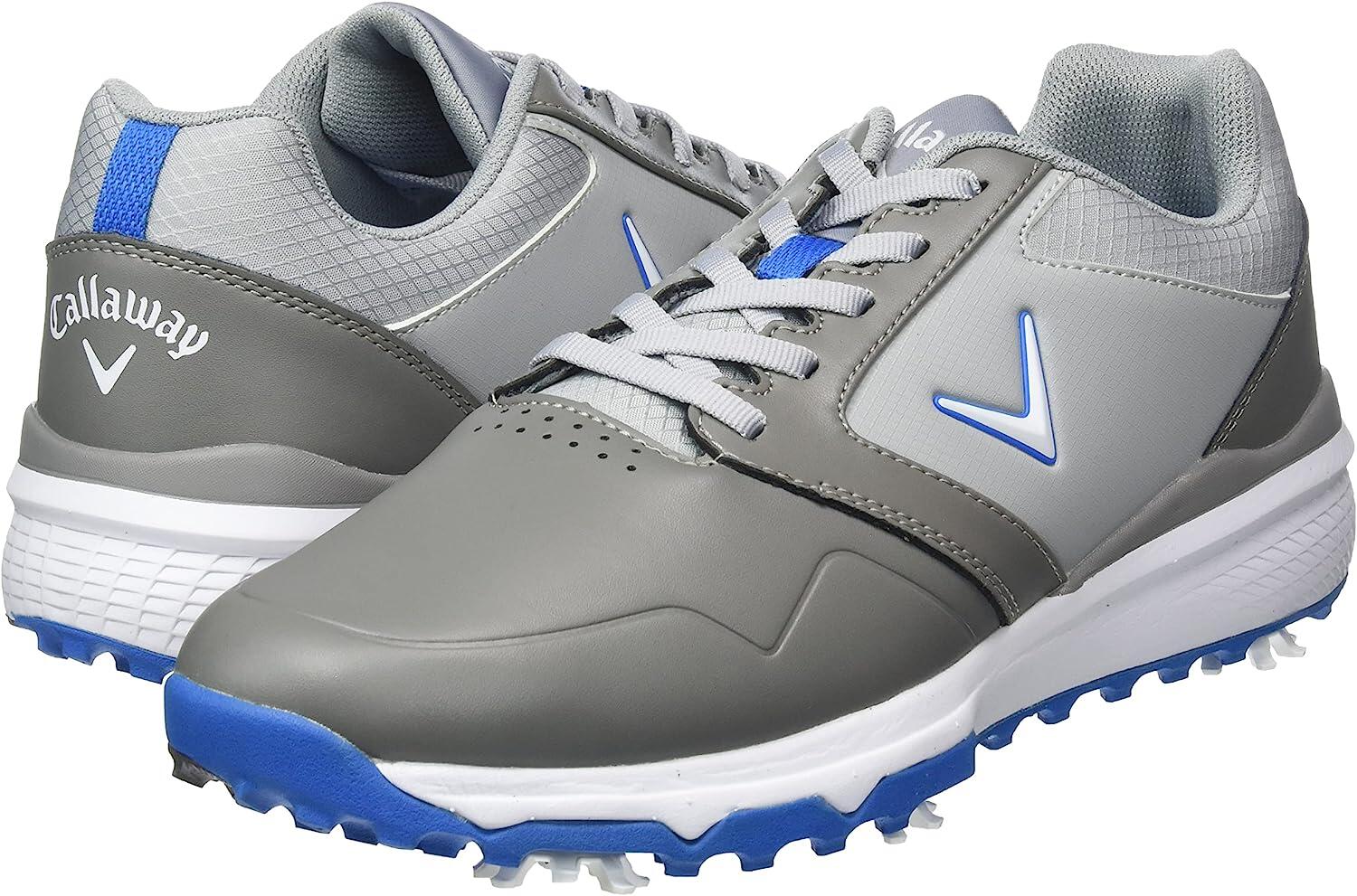 Callaway 2022 Mens CHEV LS Golf Shoes CHAR/GREY/BLUE 6/7