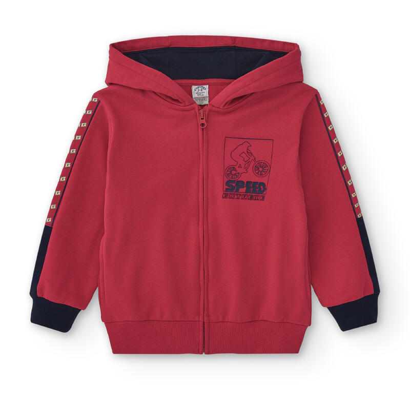 Sudadera Niño capucha Charanga Roride Rojo