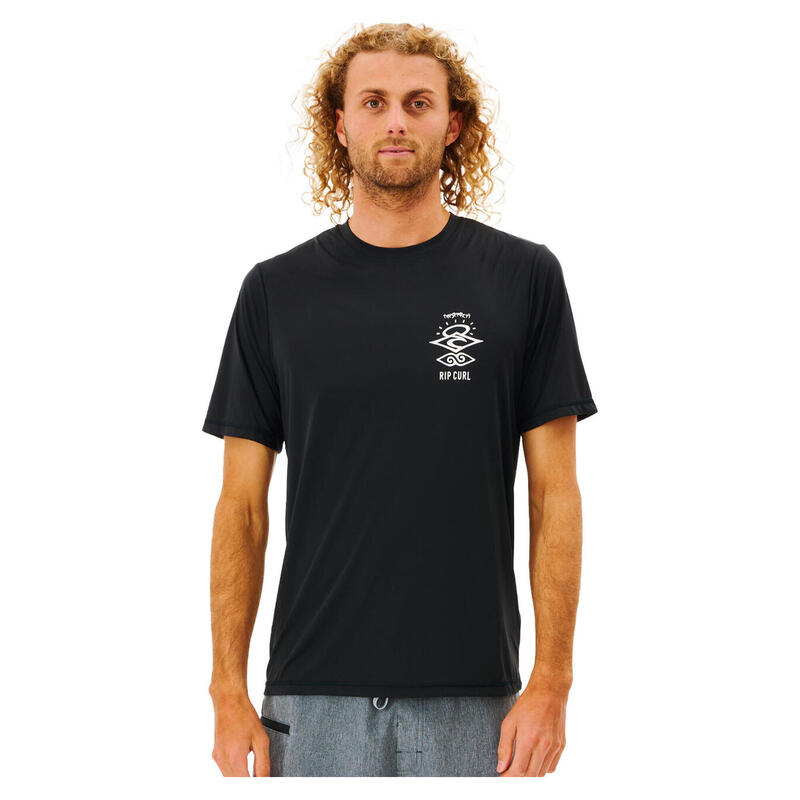 Rip Curl Icons Surf Lite Uomo Manica Corta 12cmrv - Nero RIP CURL ...