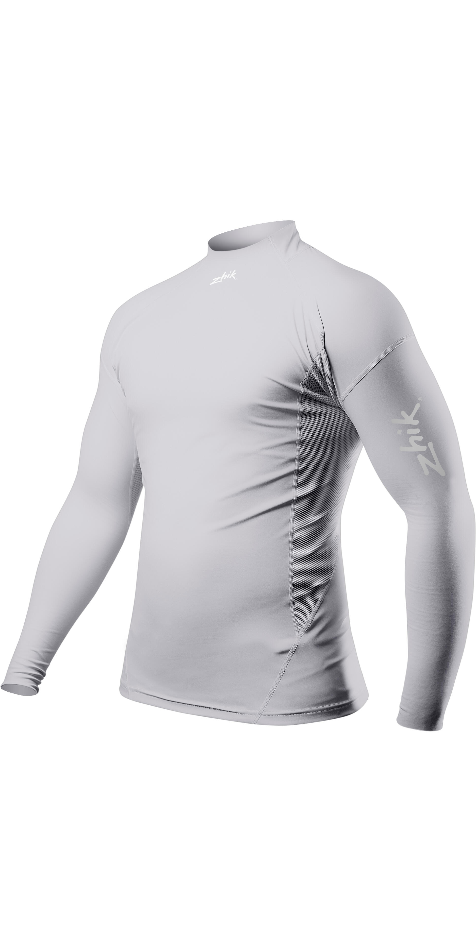 Eco Spandex Long Sleeve Top - Platinum 2/3