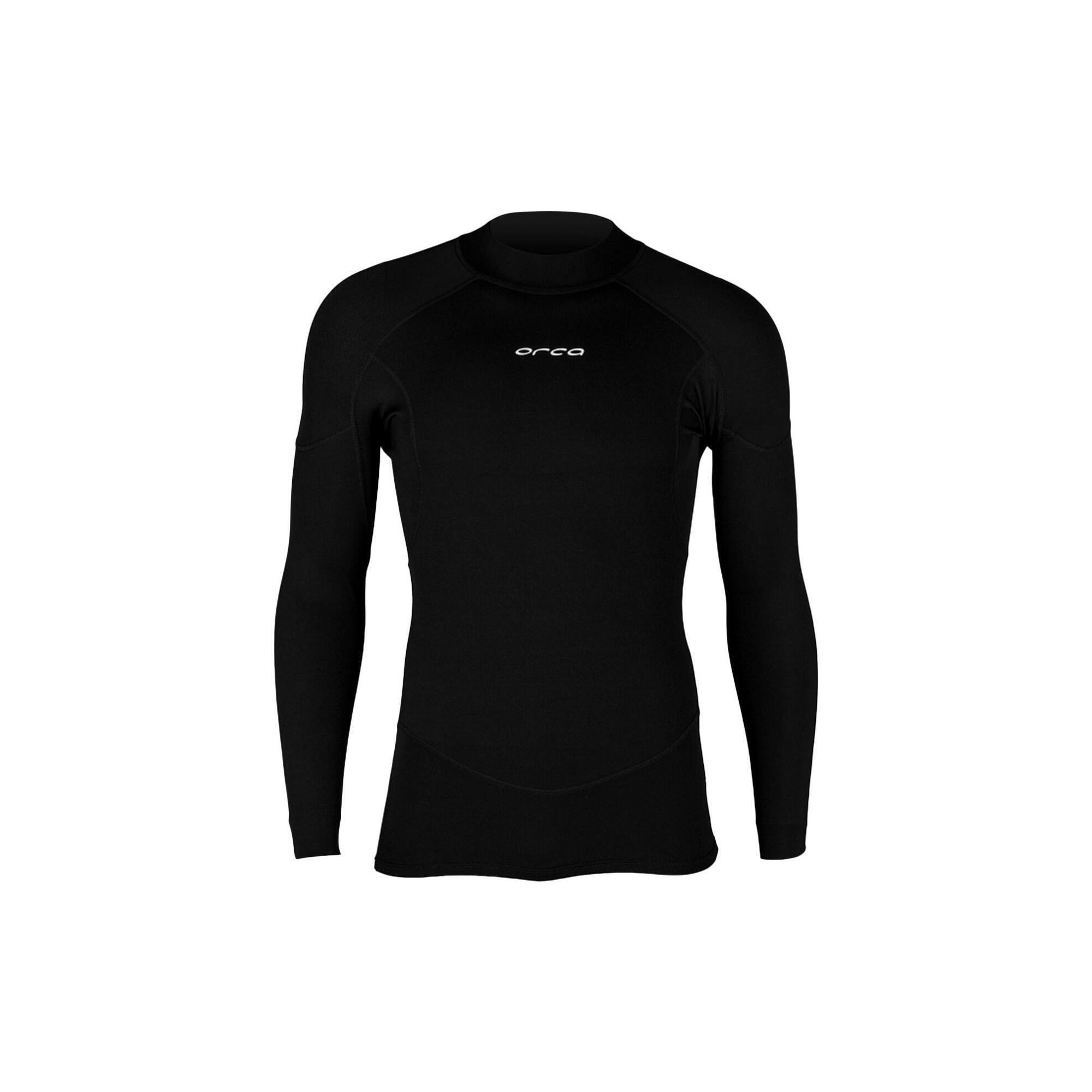 Hommes Neoprene Long Sleeve Base Layer T-Shirt 1/4
