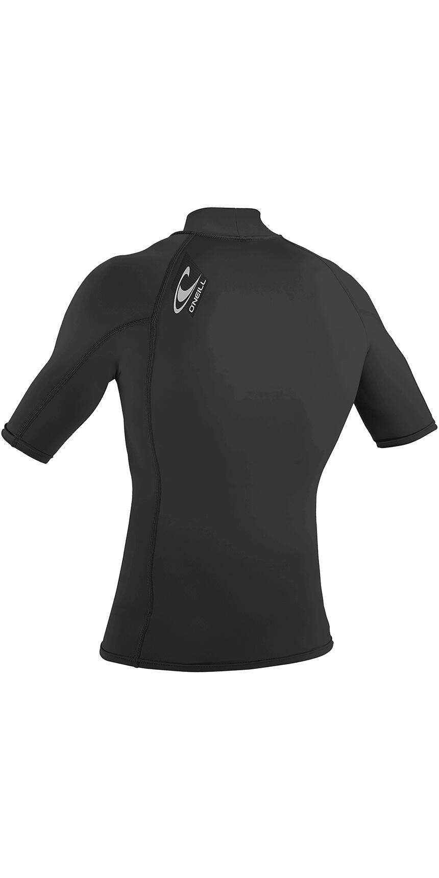 O'Neill Mens Premium Skins Short Sleeve Rash Vest - Black 2/2