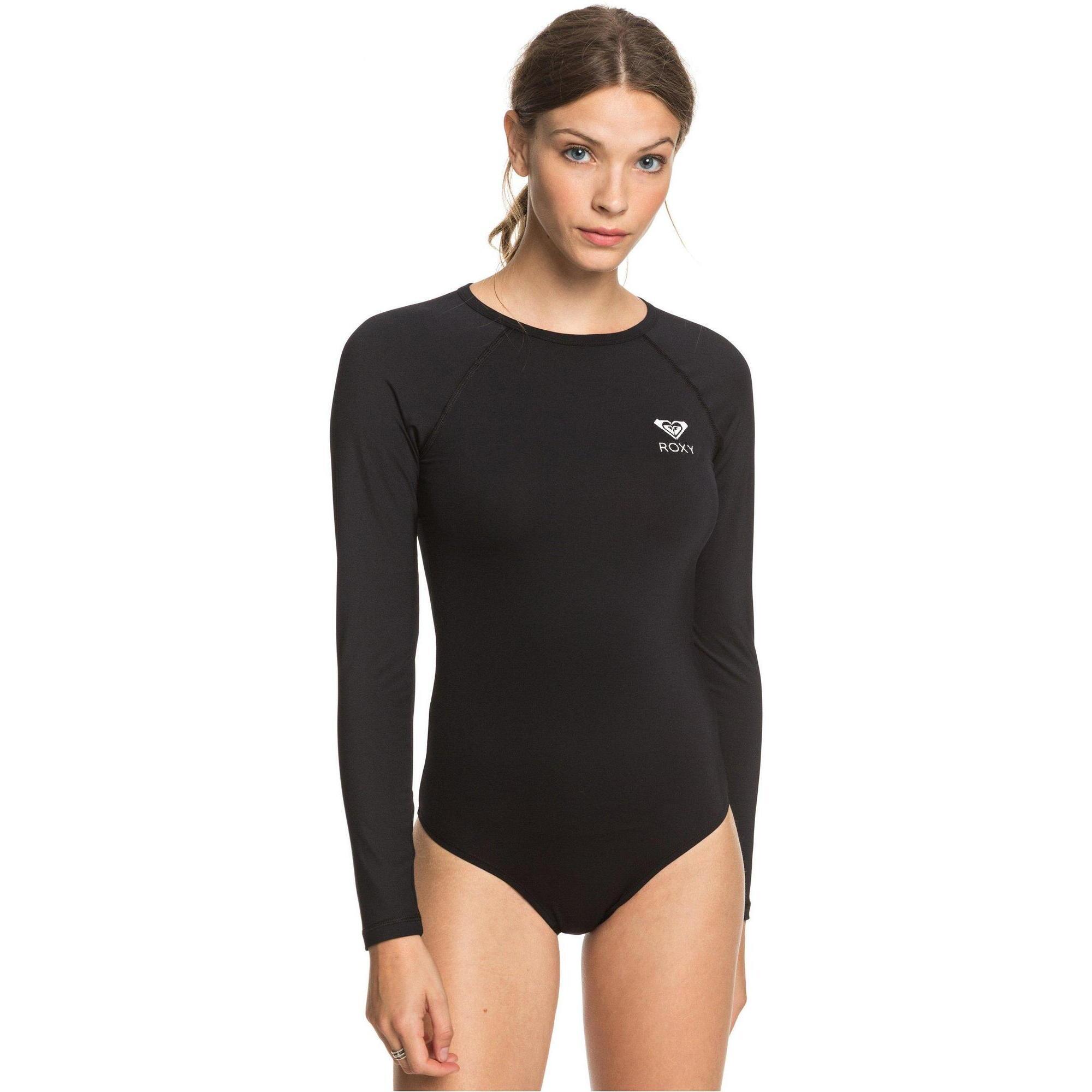 Roxy - Femmes Essentials Manches Longues Uv Surf Combinaison N? Opr?ne - Anthracite - Maillot De Bain 1 Pièce - Noir - 36 Xs - Decathlon
