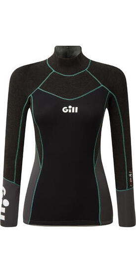 Gill Womens Zentherm 2.5mm GBS Neoprene Top - Black