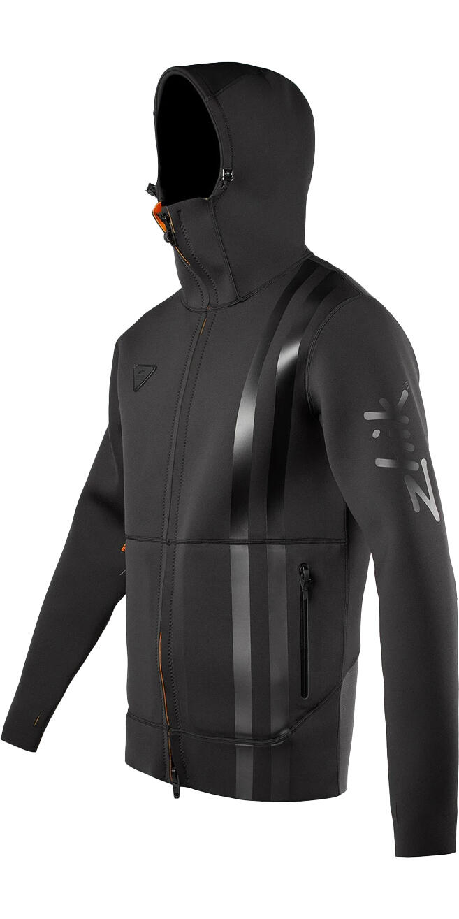 Chaqueta De Neopreno Para Hombre - Negro 5/5