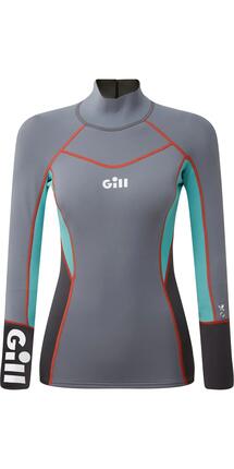 2024 Zenlite Des Femmes 1.5mm Flatlock Haut Néoprène - Gris Acier
