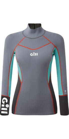 2024 Zenlite Des Femmes 1.5mm Flatlock Haut Néoprène - Gris Acier
