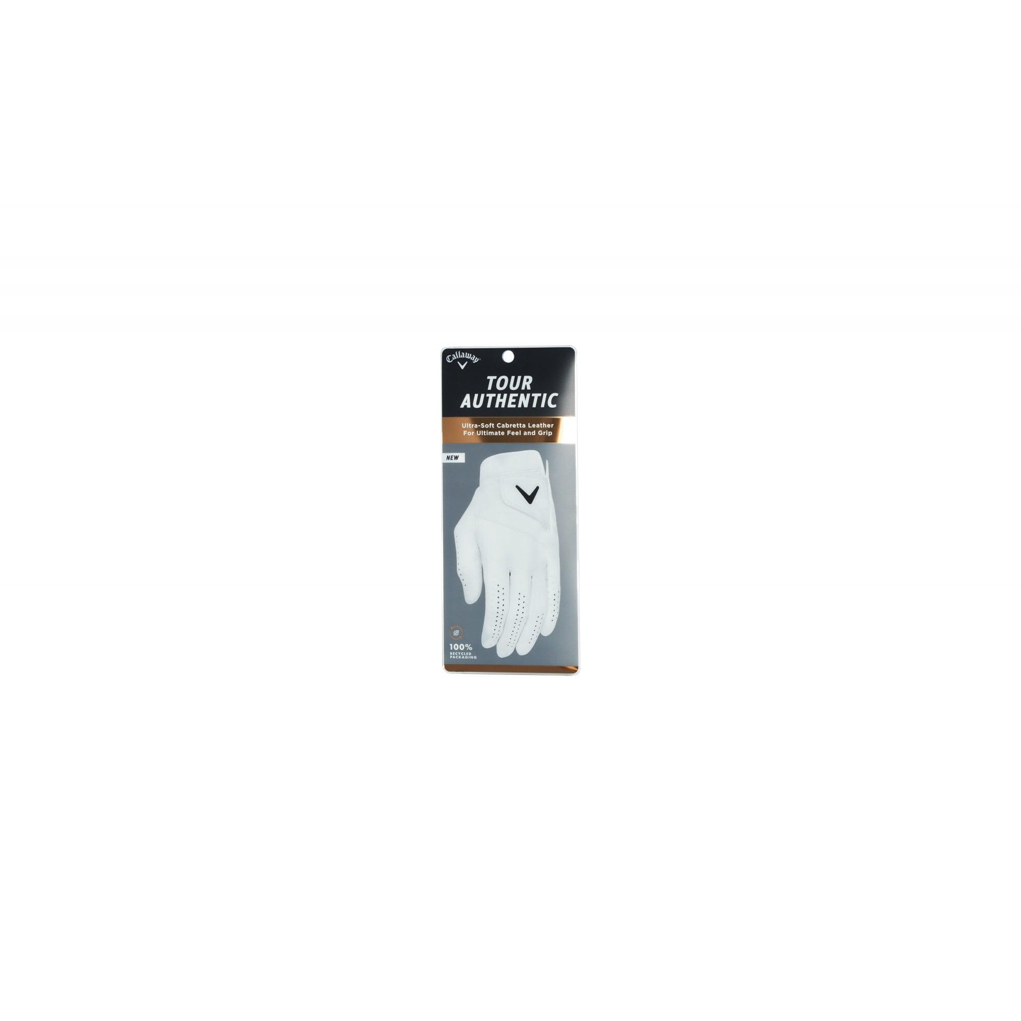 Gant de golf Callaway Tour Authentic pour homme, blanc, taille L 3/4