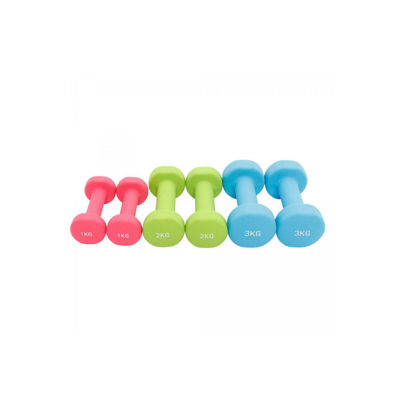 Set de gantere fixe pentru Aerobic 12 KG