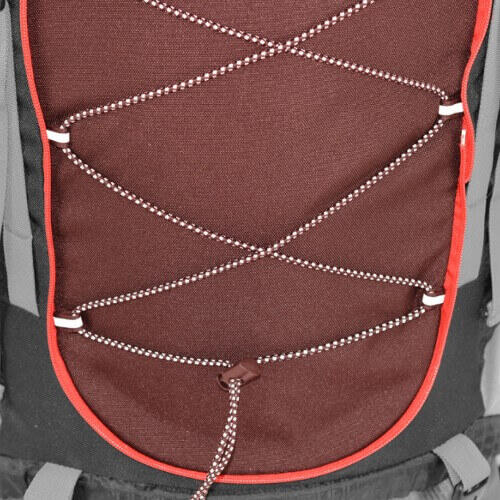 Rugzak Expeditie Samont backpack 60 + 10 liter - Zwart met Rood