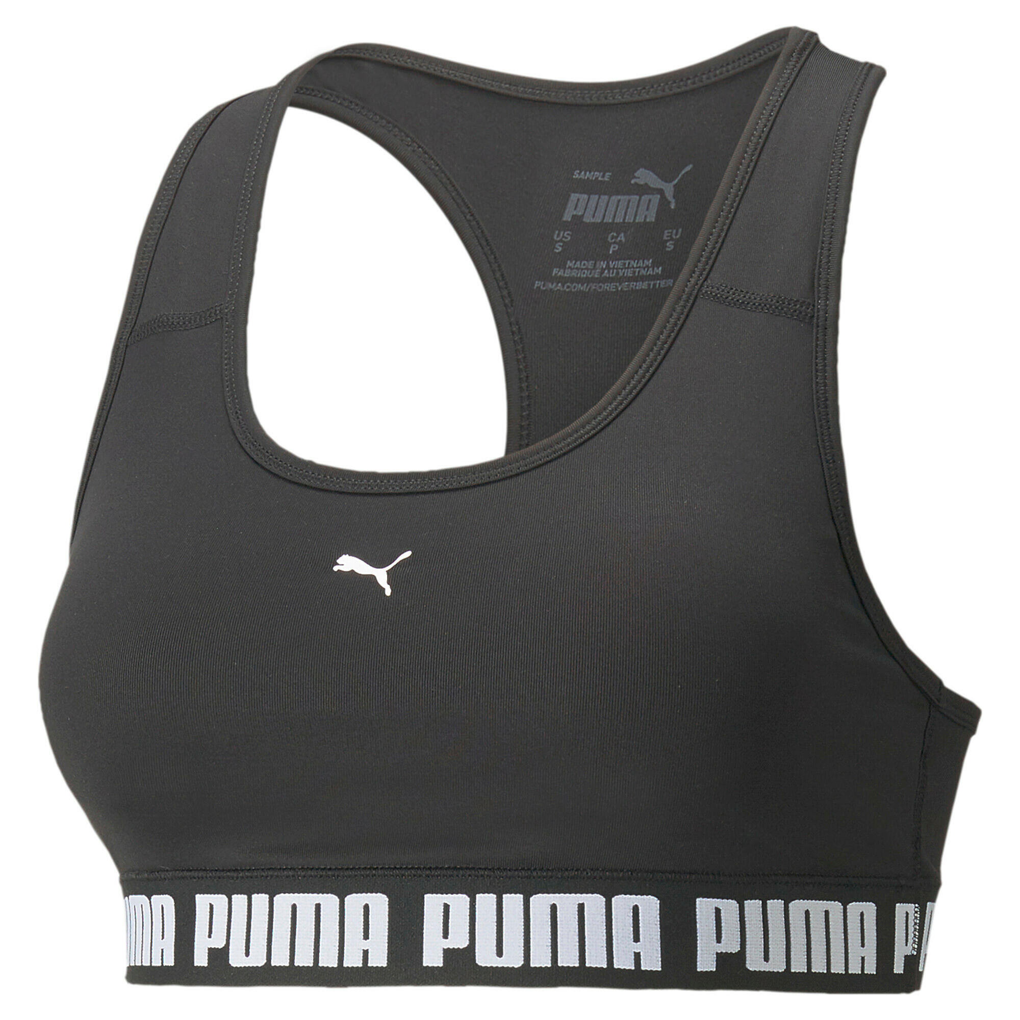 Puma - Brassière Femme Puma Mid Impact Strong - Brassière - Noir - 36 Xs - Decathlon