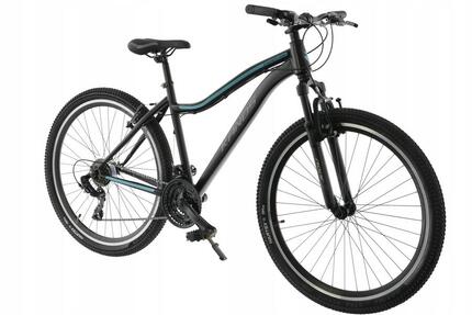 Vélo femme Kands Energy 500 27,5", 166-188 cm, 21 vitesses, Noir/Vert