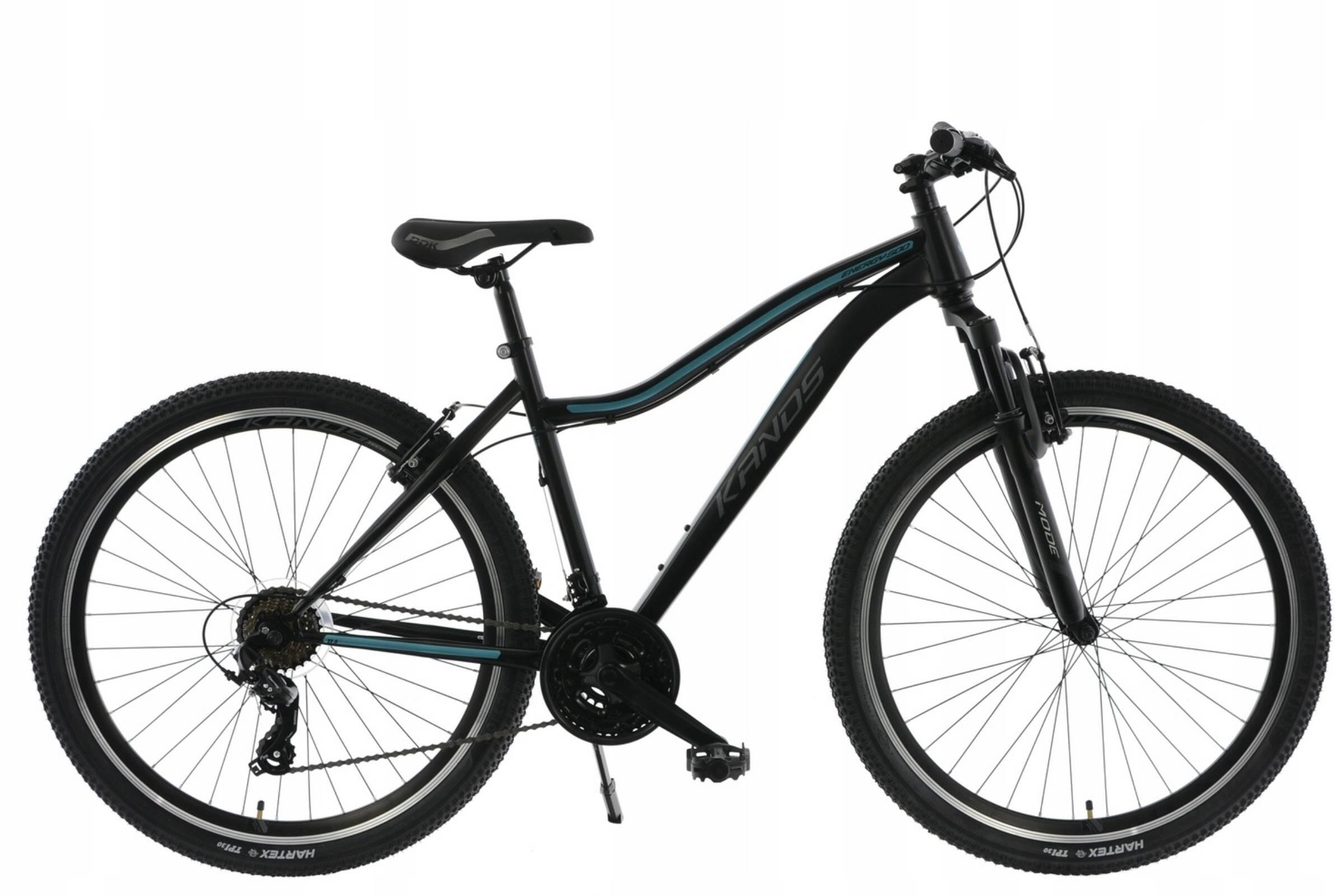 Damenfahrrad Kands Energy 500, 27,5", 166-188 cm, 21 Gänge, Schwarz/Grün 6/7