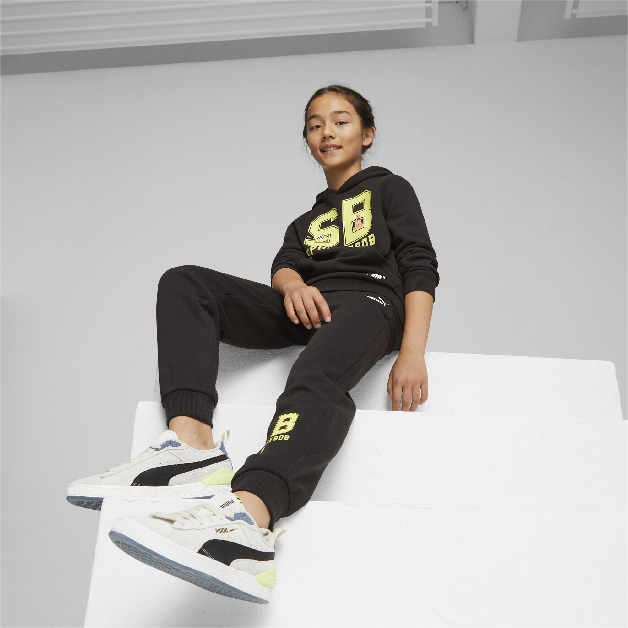 PUMA x SPONGEBOB SQUAREPANTS hoodie voor jongeren PUMA Black 3/5