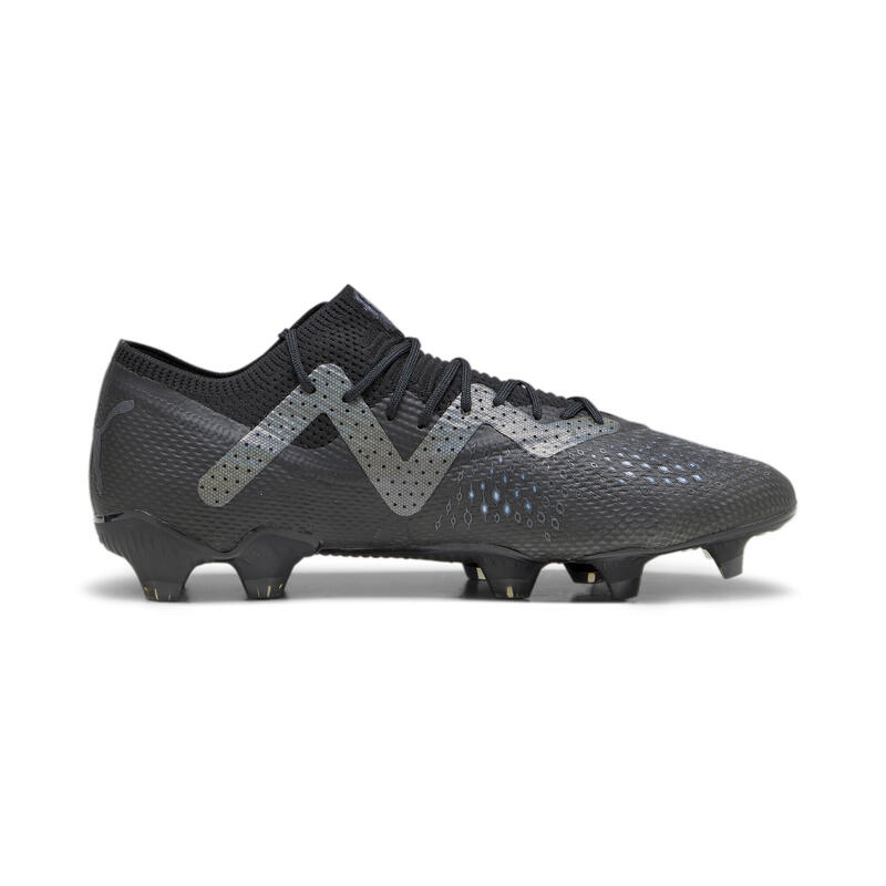 Botas de fútbol FUTURE ULTIMATE FG/AG de perfil bajo PUMA Black Asphalt Gray