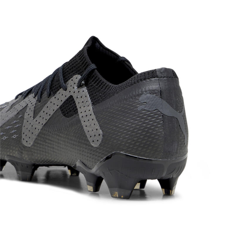 Botas de fútbol FUTURE ULTIMATE FG/AG de perfil bajo PUMA Black Asphalt Gray