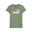 T-shirt Essentials+ Metallic Logo Femme PUMA Eucalyptus Green