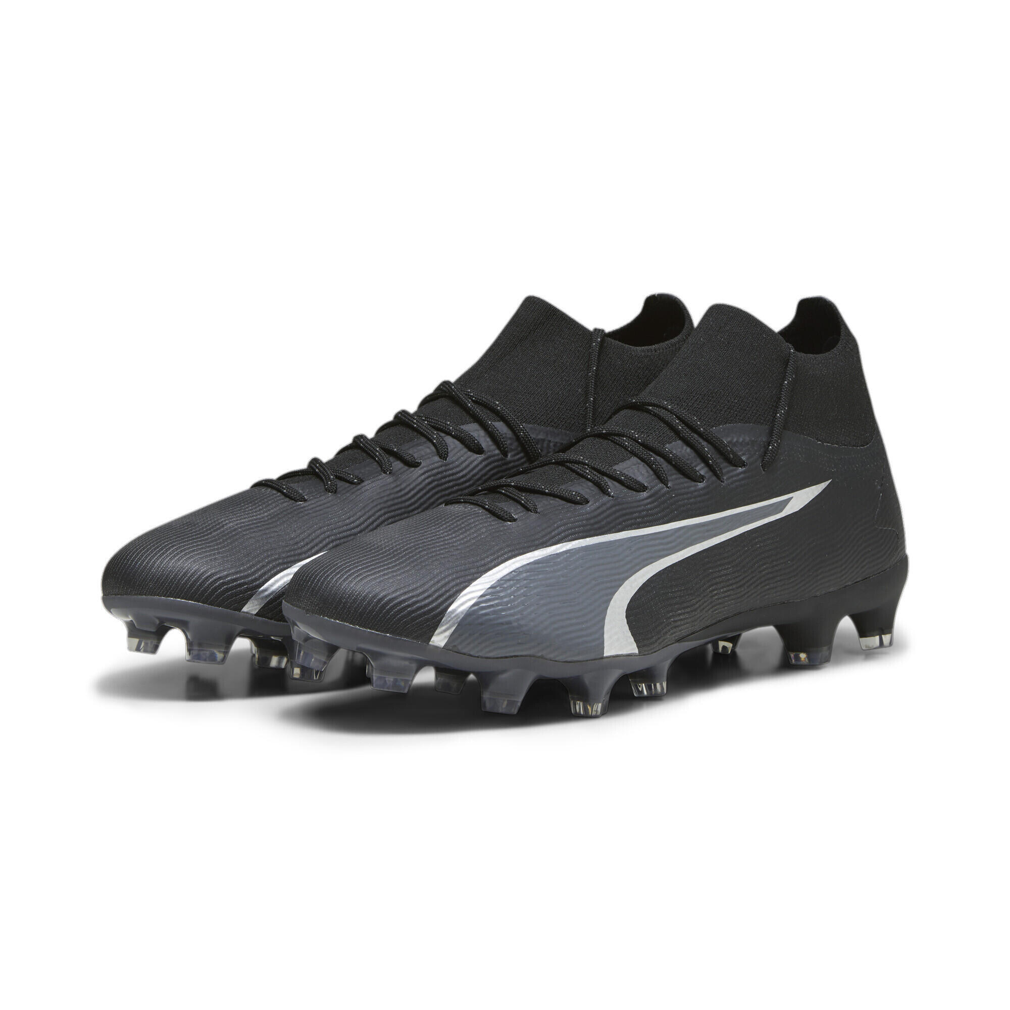 Puma - Chaussures De Football Ultra Pro Fg/ag Puma Black Asphalt Gray - Chaussures De Football - Gris|noir - Decathlon