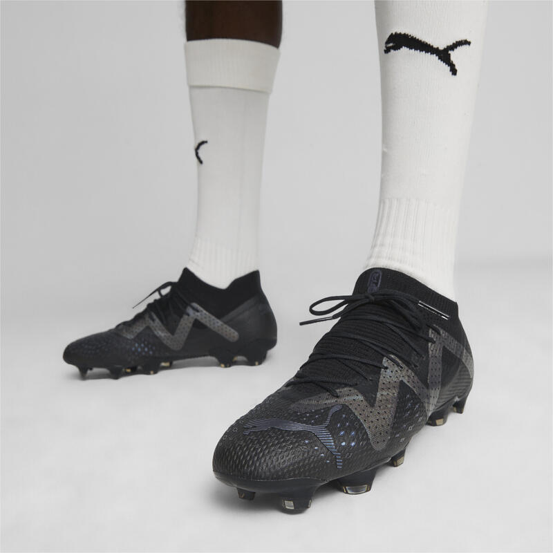 FUTURE ULTIMATE FG/AG voetbalschoenen voor heren PUMA Black Asphalt Gray
