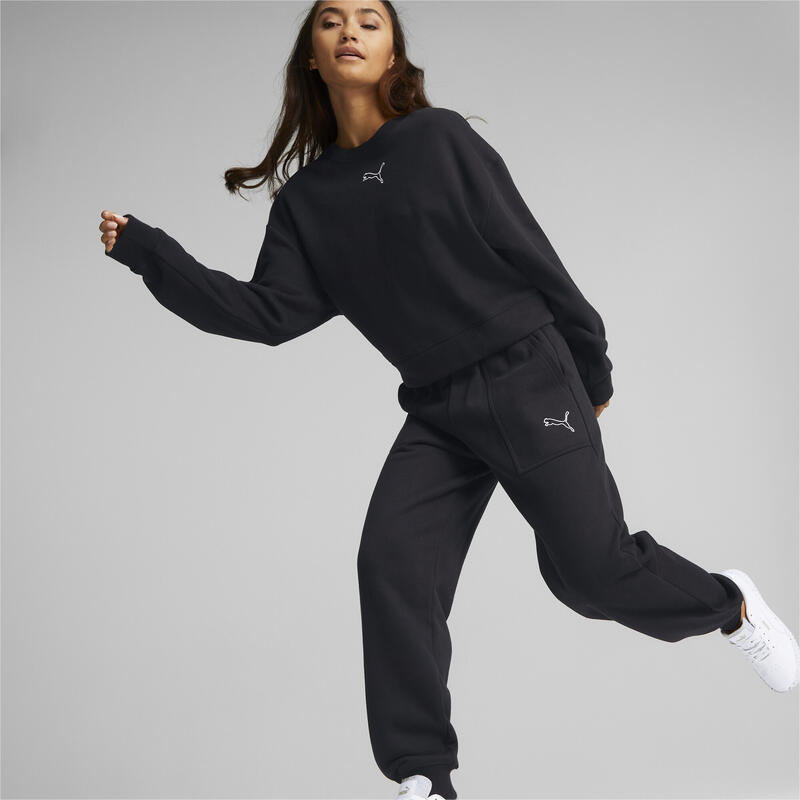 Chándal Mujer PUMA Loungewear Negro