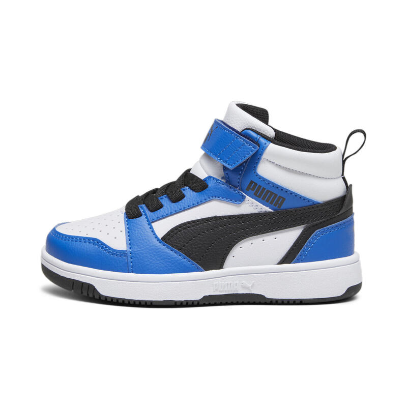 Rebound V6 Mid Sneakers Jugendliche PUMA White Black Racing Blue