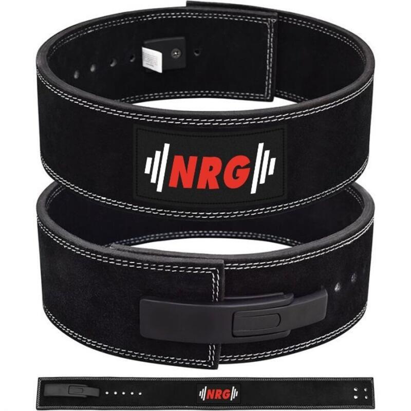 Powerlift Riem - Professionele Afmetingen - Lifting Belt – Zwart - Leer