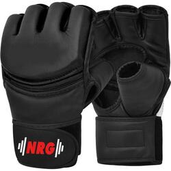 Gants de Grappling - Boxe - Mixte - Freefight - Grappling - Cuir – Noir