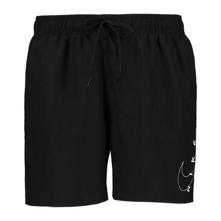 Short de bain homme Nike Swoosh Break 5" Volley Noir