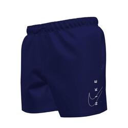 Short de bain homme Nike Swoosh Break 5" Volley Marine Nuit
