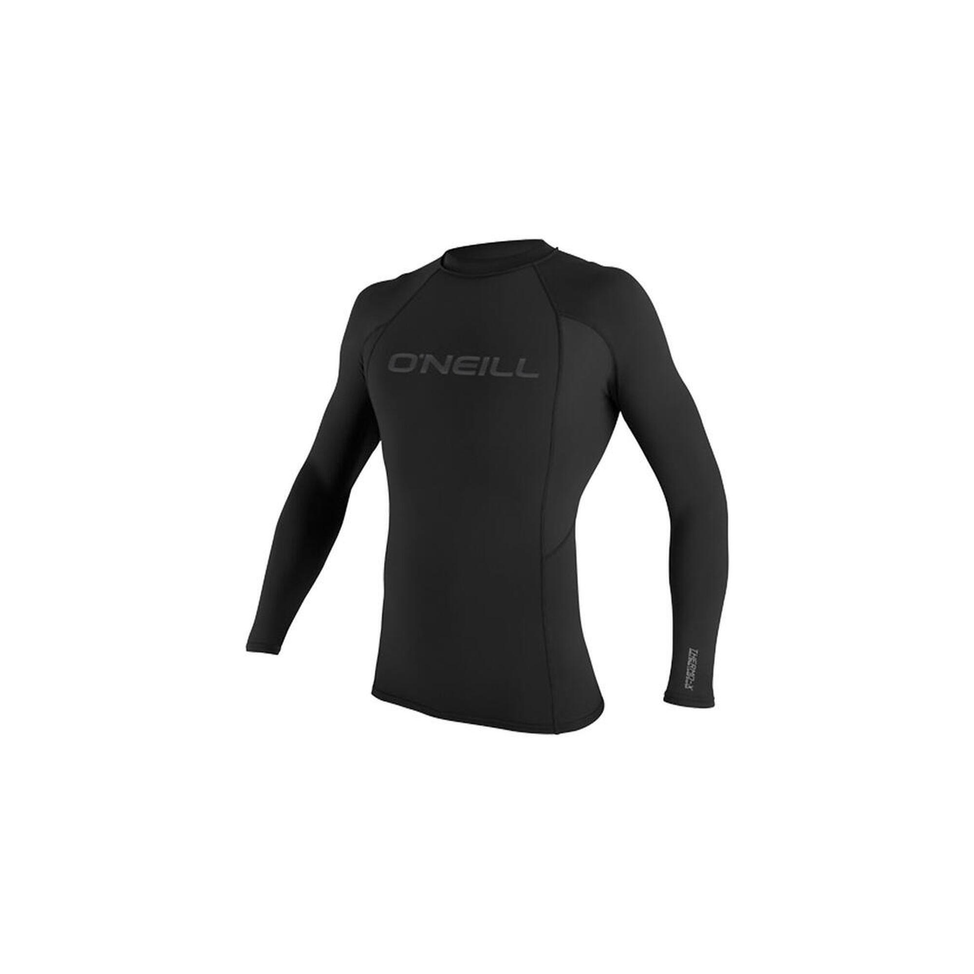 Combinaison de Surf Haut Manches Longues Col Rond 5022 Noir - Thermo-X Homme 1/2