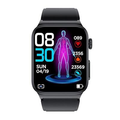 Smartwatch Cardio One Schwarz Silikon