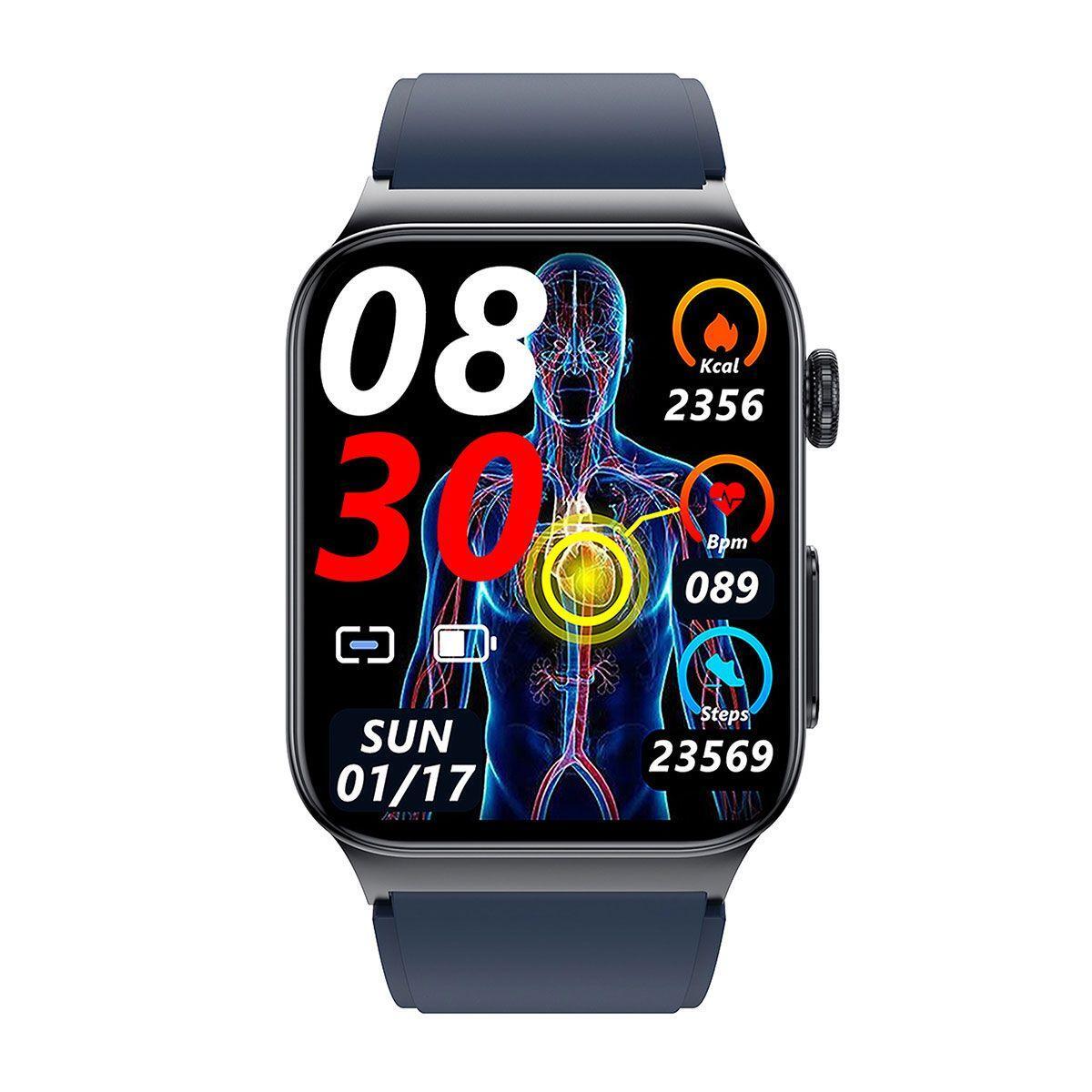 Relógio Smartwatch Cardio One Azul 3/6