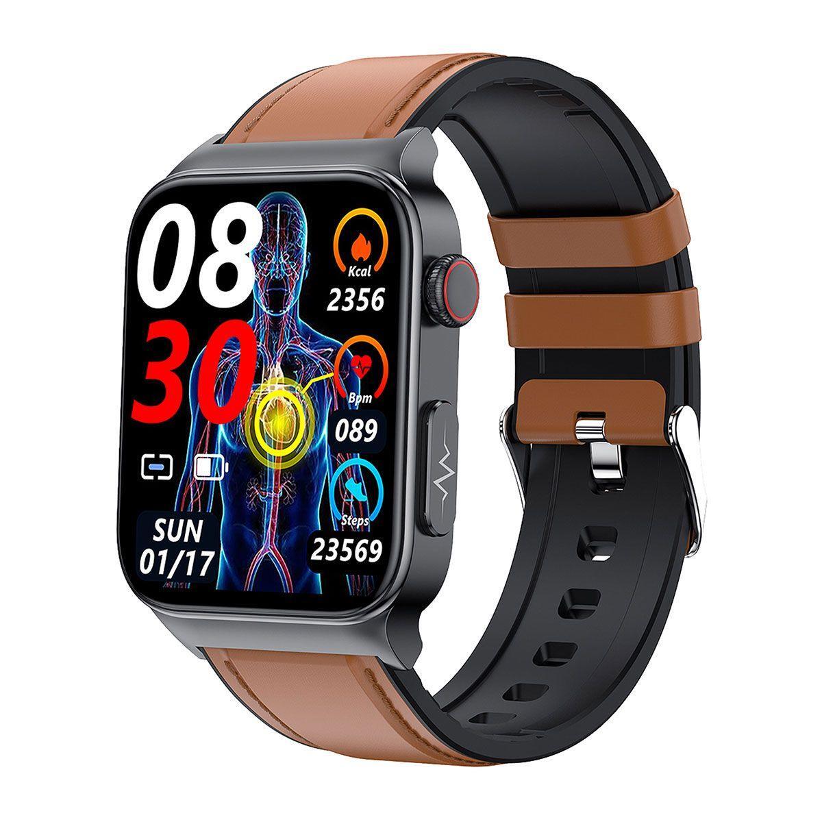 Smartwatch Cardio One Marrone 4/6