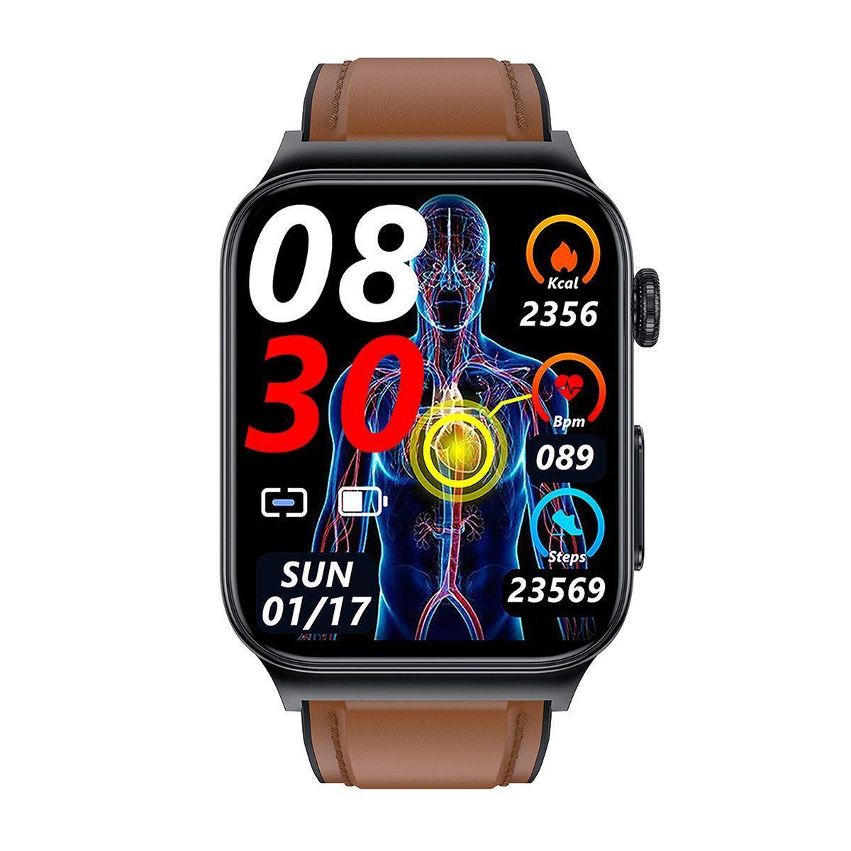 Smartwatch Cardio One Marrone 3/6