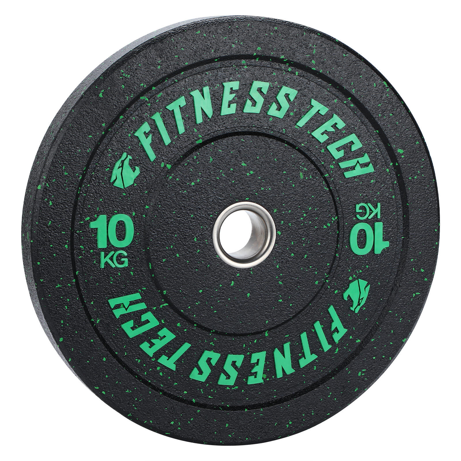 Discos de musculação Hi Temp Fitness Tech 10kg Verde