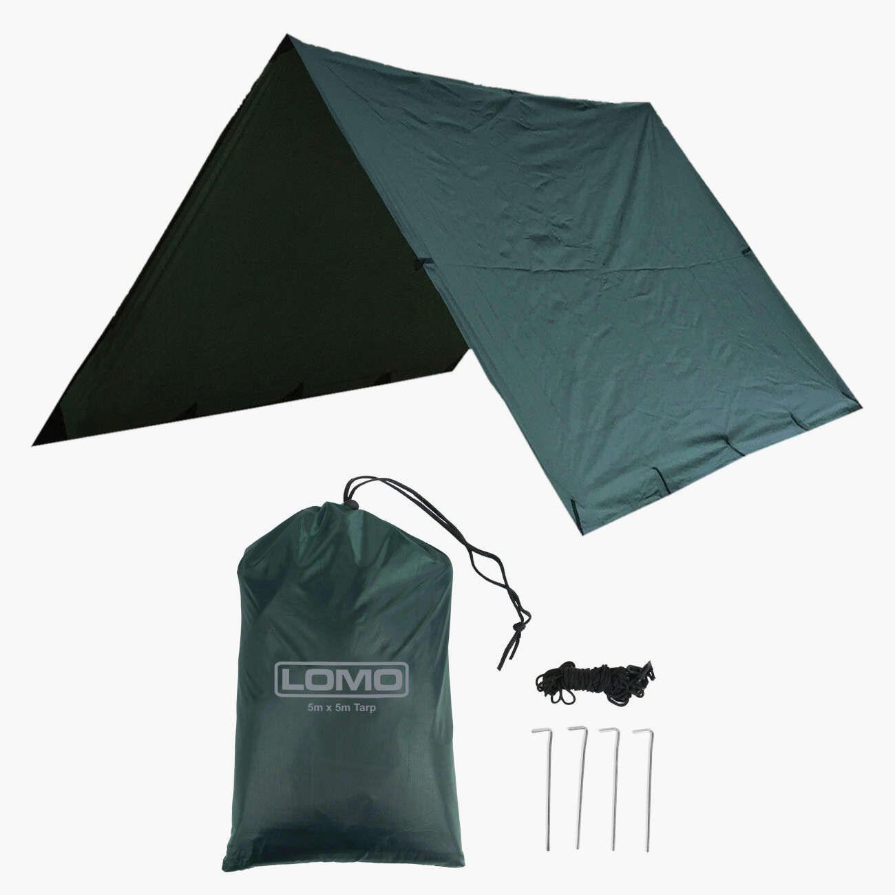 LOMO Lomo 5m x 5m Bushcraft Tarp