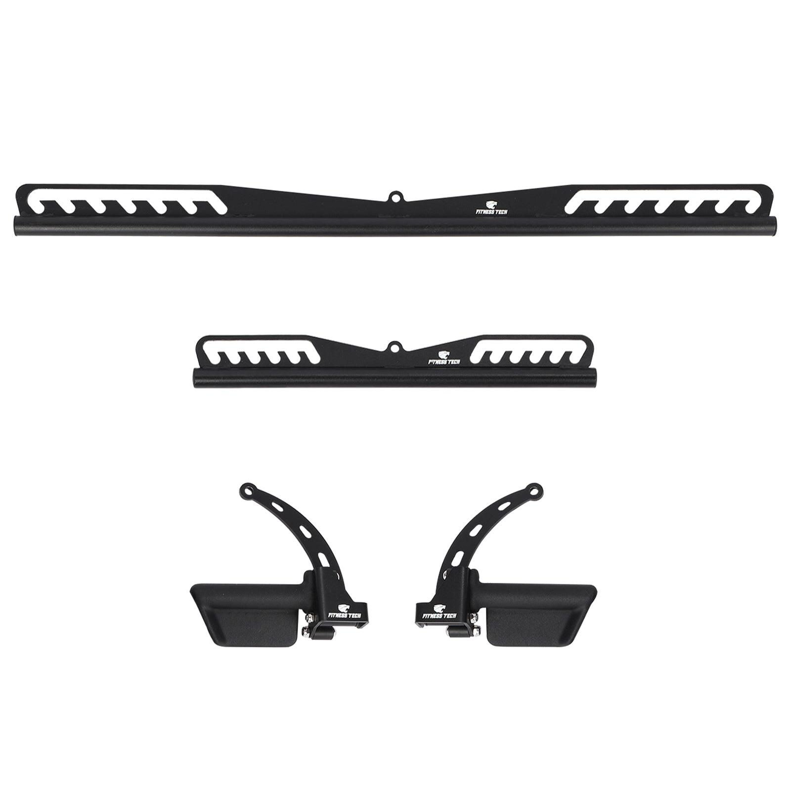 Juego de 2 Agarres para Poleas Ajustables Fitness Tech 7/7