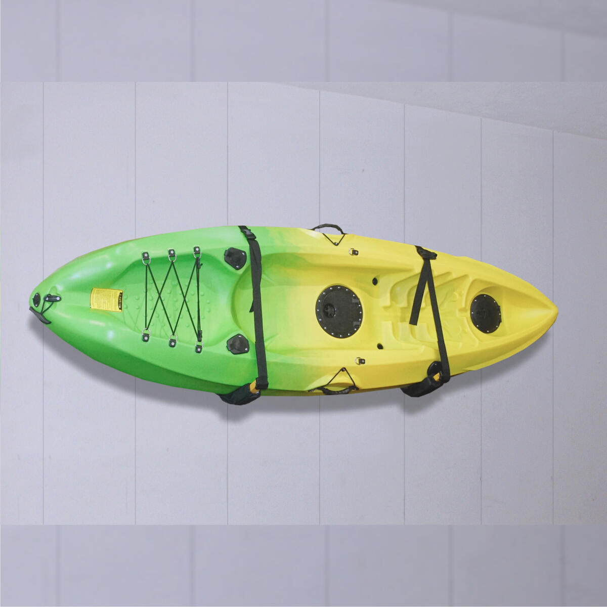 Lomo XL Deluxe Kayak Wall Rack - Yellow 2/7
