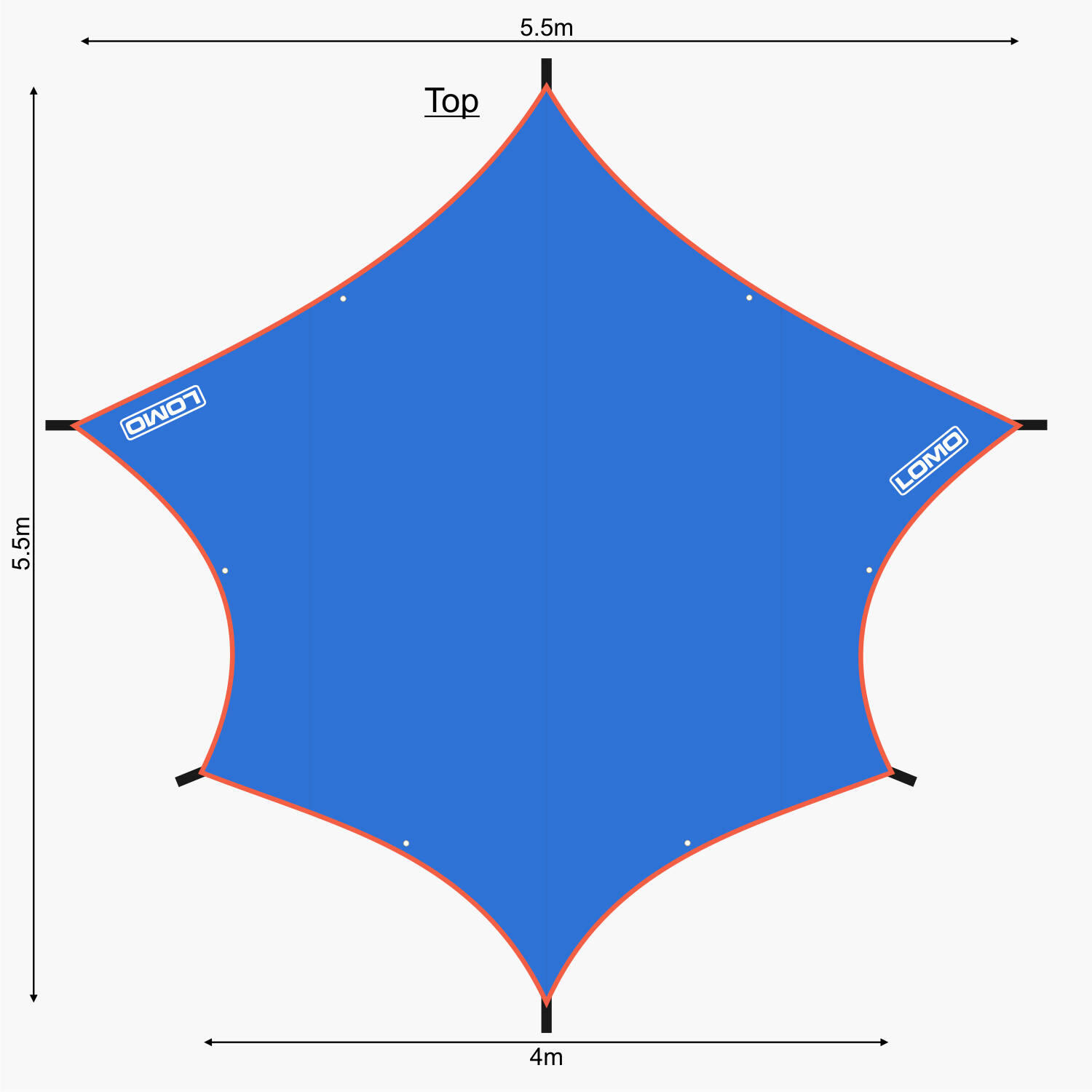 Lomo Fasgadh 5m Tarp LOMO | Decathlon