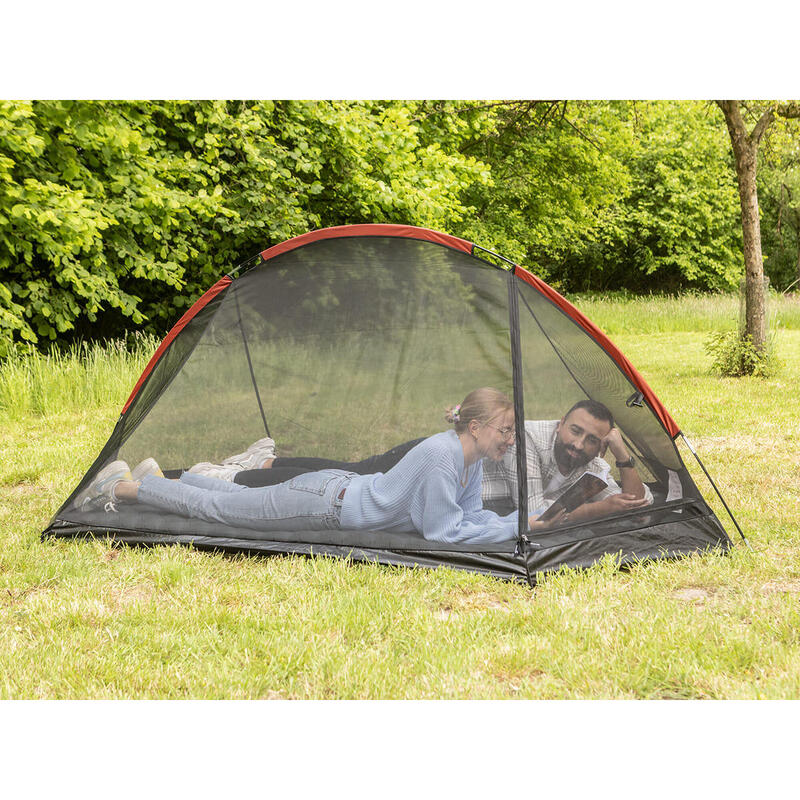 Tente trekking Tunnel Hemus Sleeper recyclée - Camping - 2 pers - cabine noire