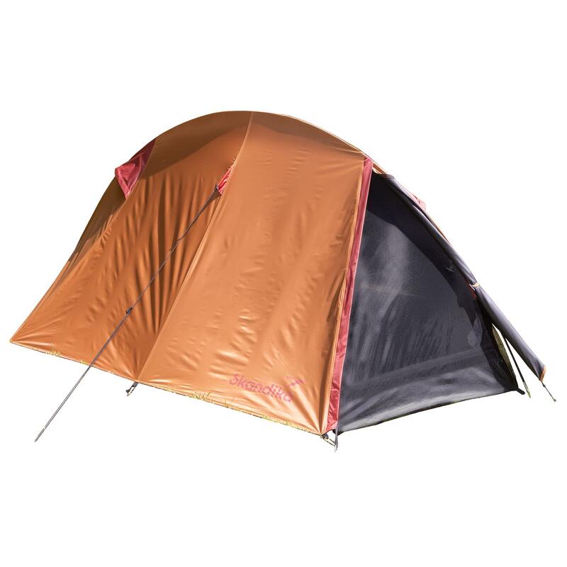 Namiot trekkingowy tunelowy Hemus Sleeper, 1-2-osobowy, ultralekki, pomarańczowy