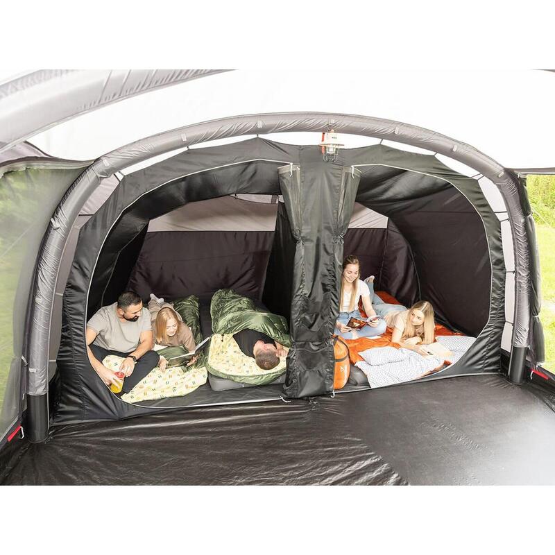Tenda insuflável familiar - Timola 6 Air - 6 pessoas - cabina escura para dormir