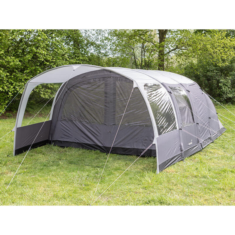 Opblaasbare Campingtent Timola 6 Air - 6 Pers, 1 donkere cabine, inclusief pomp