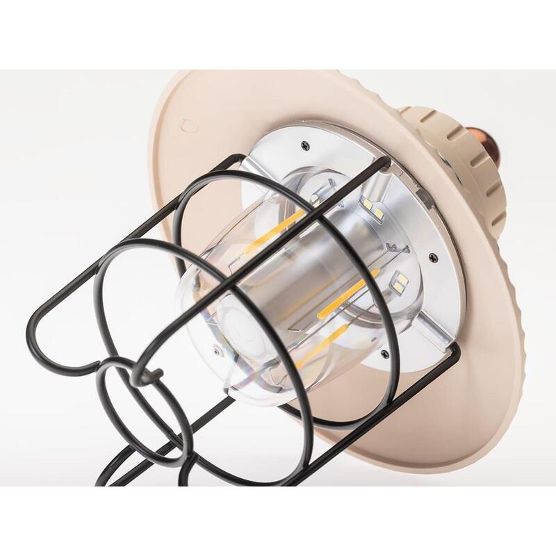Candeeiro de campismo LED em estilo retro - Soroya - cor da luz ajustável