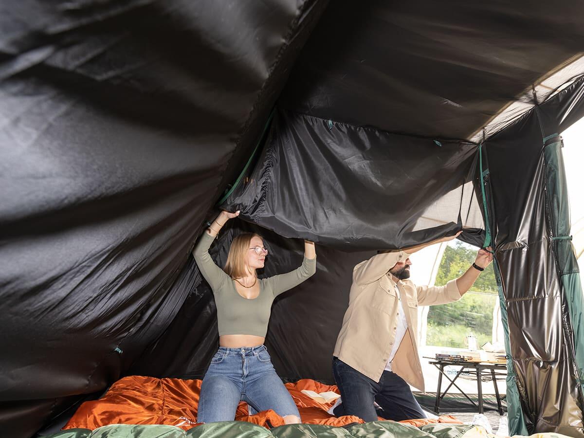 Tunneltent Hafslo 5 Sleeper Protect - Camping - 5 pers - ingenaaide tentvloer 3/8
