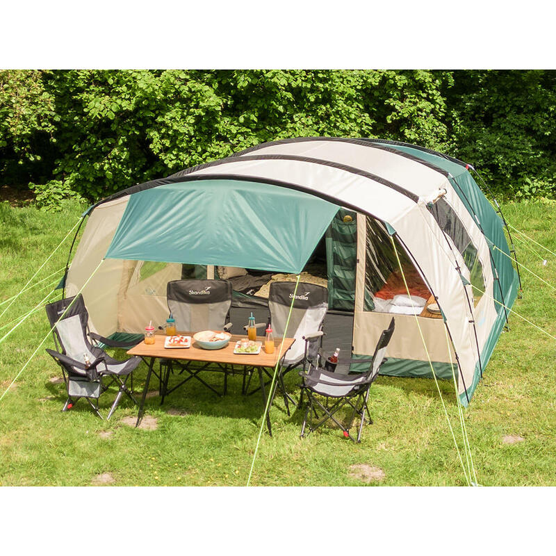 Tente tunnel camping - Hafslo 5 Sleeper Protect - 1 cabine - 5 pers - Sol cousu