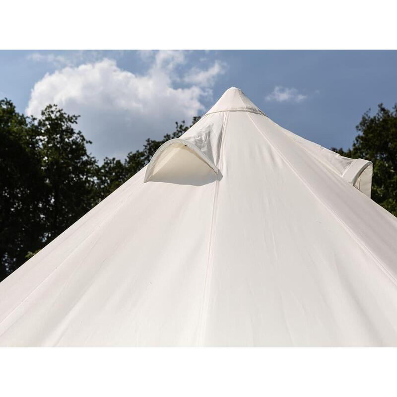 Tipi-Zelt - 500 Technical Cotton - für 10 Personen - eingenähter Zeltboden