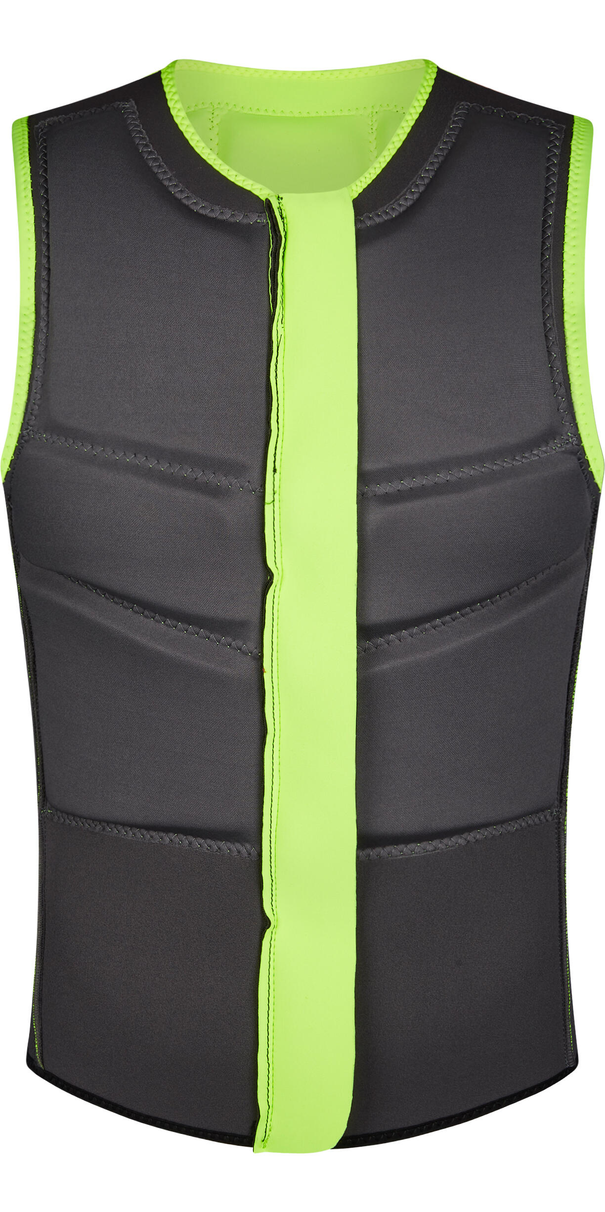 Mystic Mens Star Front Zip Impact Vest - Flash Yellow 3/4