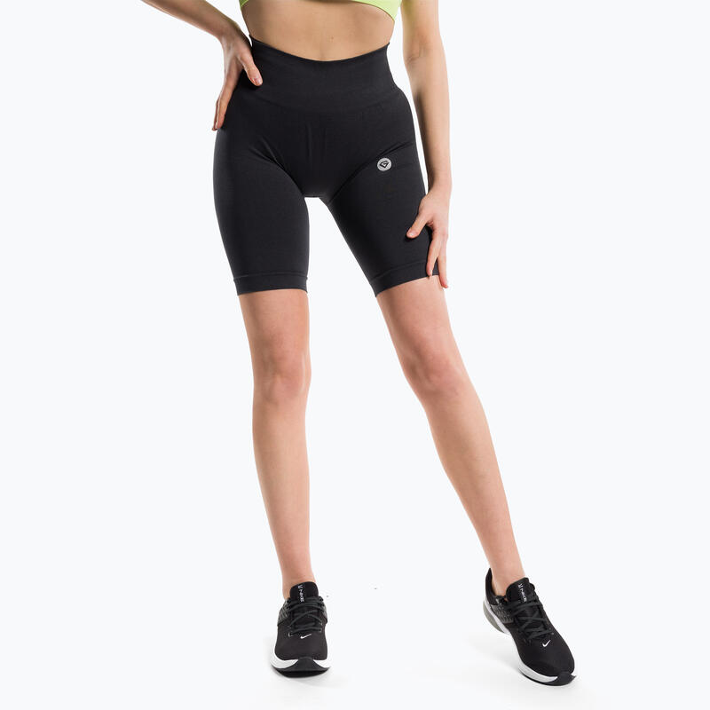 Pantaloni scurți de antrenament pentru femei Gym Glamour Flexible Anthracite