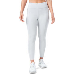 Leggings voor dames - Hardlopen - Interval WIT